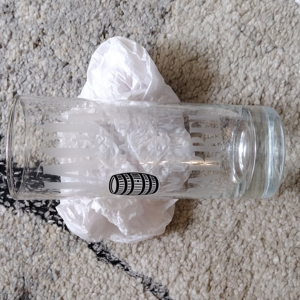 Jack Daniels mixed drink glass